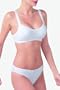 Ilusion's Women's Cotton Wireless Super-Support Sports Bra BEIGE 32B