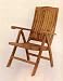 Anderson Teak CHR-120 Katana 5-Position Recliner Armchair (Natural)