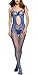 Avidlove Women Lingerie Strap Sheer Open Crotch Bowknot Bodystocking