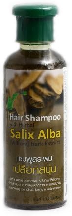 Hair Shampoo Conditioner Care with Herb Salix Alba Willow Bark Extract