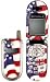 American Flag - Motorola V180 Cell Phone Protector Skin Decals - Faceplates