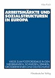 Arbeitsm&auml;rkte und Sozialstrukturen in Europa: Wege zum Postfordismus in den Niederlanden, Schweden, Spanien, Gro&szlig;britannien und Deutschland - Max Koch