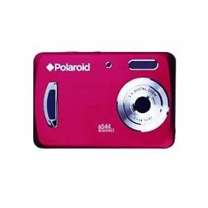Polaroid CAA-544RC 5.0 Megapixel Digital Camera with 2.4-inch LCD Display (Red)