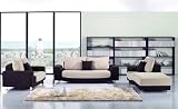New 3pc Contemporary Modern Fabric Sofa Set #AM-F11