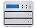 Sans Digital MobileSTOR MS2UT 2 Bay SATA to eSATA/USB 2.0 RAID 0 / RAID 1 Enclosure (Silver) - Retail