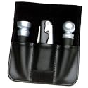 Royce Leather Wine Stopper Set
