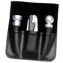 Royce Leather Wine Stopper Set