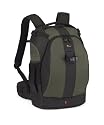 Lowepro Flipside 400 AW Backpack for DSLR Outfit for Canon 550D,  500D, 1000D, Nikon D3000, Samsung NX10, PL1, Panasonic G2,  Sony Alpha  A450 - Pine Green