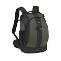 Lowepro Flipside 400 AW SLR-Kamerarucksack (f�r SLR mit aufgesetztem 300-mm-Objektiv und bis zu 6 zus�tzlichen Objektiven) tannengr�n