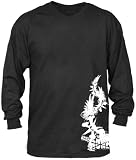 Bones Wheels Flocked Up Long Sleeve T-Shirt