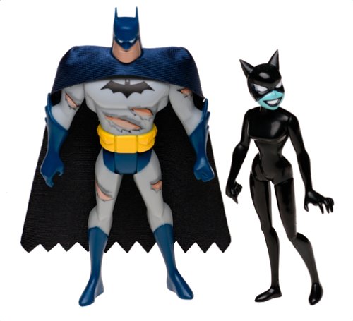  Batman The Animated Series Action Figure 2-Pack Battle Scars Batman Vs. Catwoman