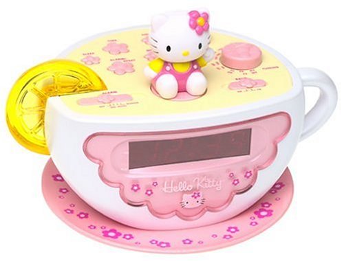 Hello Kitty Clock Radio with Night Light - KT2055