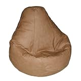 Cambridge Adult Size Pecan Bean Bag Chair By Elite Furniture