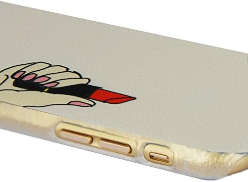 Etui Le Bon (tm) Case Cover for 4.7 Inch iPhone 6. Hand holding red lipstick