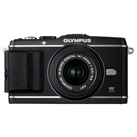 Olympus PEN E-P3 12.3 MP Live MOS Micro Four Thirds Interchangeable Lens Digital Camera with MSC M. Zuiko Digital ED 14-42mm II R f3.5/5.6 Zoom Lens (Black)