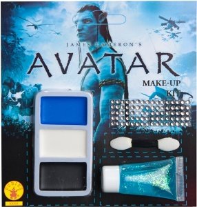 Avatar Navi Make Up Kit, Blue, One Size