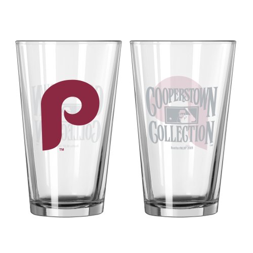 MLB Philadelphia Phillies 2-Pack Cooperstown Pint Glass