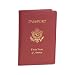 Royce Leather Foil Stamped Passport Jacket