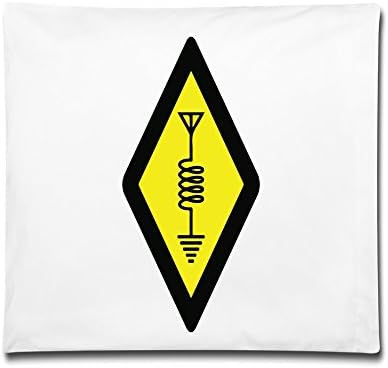 International Symbol For Amateur Radio Square 18 X 18 Inches Pillow Case White