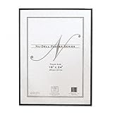Nu-Dell Metal Poster Frame Unbreakable Protective Plastic Face 18 X 24 Blac ....