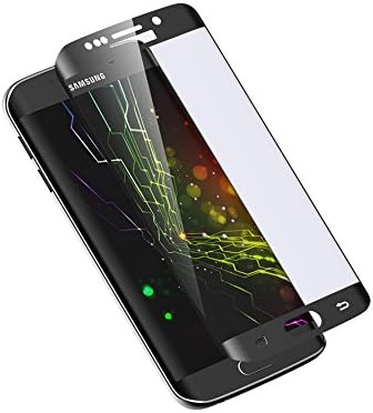 S6 Edge Plus Screen Protector, AOKDO [Full Screen Coverage] Premium Tempered Glass Screen Protector Film for Samsung Galaxy S6 Edge Plus Retail Packaging (S6+ Blue)