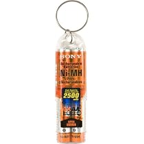 Sony AA 2500 mAh Ni-MH Rechargeable Batteries In Slide Case (4-Pack)