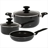Magefesa Strain Non Stick Alunimum 5-Piece Cookware Set
