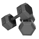 Troy Dumbbell Solid Hex Dumbbell 25lb