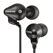 Shure E2c Sound Isolating Earphones Colour BLACK