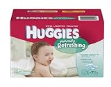 Huggies Baby Wipes Naturally Refreshing w/Cucumber & Green Tea 1000 ct