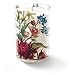 Shakespear Florals Small Candle in Transferware Glass
