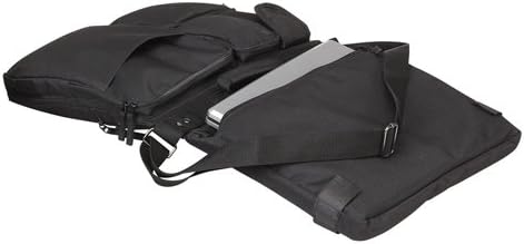 Reversible 15.4" Laptop Computer Messenger Bag - Black