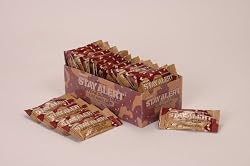STAY ALERT Military Caffeine Energy Gum - CINNAMON - TRAY (24 packs 5pc) - 100mg Caffeine per piece