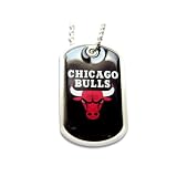 Chicago Bulls Dog Tag Necklace Charm Chain