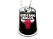 Chicago Bulls Dog Tag Necklace Charm Chain