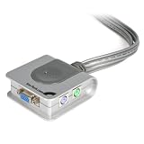 StarTech.com 2 Port Micro PS/2 VGA Cable KVM Switch