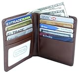 Leatherbay Double Fold Wallet - Antique Tan