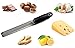 Lemon Zester Grater, Use for hard Cheese, Citrus fruits, Ginger, Nutmeg, Garlic, Vegetebles, Chocolate - Sharp Stainless Steel Blade with Protective Cover.