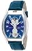 Invicta Objet DArt Touneau Case Mens Moonphase Blue Leather Strap Watch 2080