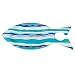 Set of 4 Acrylic Clearly Fish Party Plates