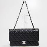CHANEL(シャネル) 1112 クルーズライン チェーンショルダーバッグ キャビアスキン　ブラック/シルバー CHANEL ショルダーバッグ