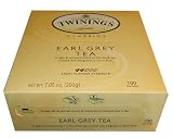 Twinings of London Earl Grey Tea 100 Light Flavour Strength Tea Bags