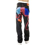 Yoropiko Sky/Pink/Royal Hungry Dragon denim jeans YORO5415