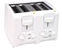 Hamilton Beach 24505 4-Slice IntelliToast Toaster, White