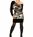 Blue Banana Black Split Sleeve Tunic Top/Dress