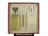 ETERNITY by Calvin Klein - 3.4 oz EDP SPR, 6.7 B/L, .33 MINI - GIFT SET