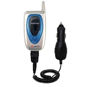 Rapid Car / Auto Charger for the Samsung SPH-A660 - Gomadic Brand w/ TipExchange Technology