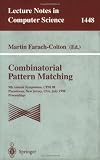 Combinatorial Pattern Matching, CPM 1998