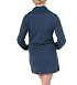 Miss Posh Single Breasted Peacoat with Knitted Collar in Teal