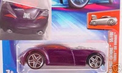  Mattel Hot Wheels 2004 First Editions 1:64 Scale Purple Tooned Sir Ominous Die Cast Car #059